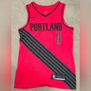 Damian Lillard Portland Trail Blazers Swingman Jersey – Statement Edition Red
